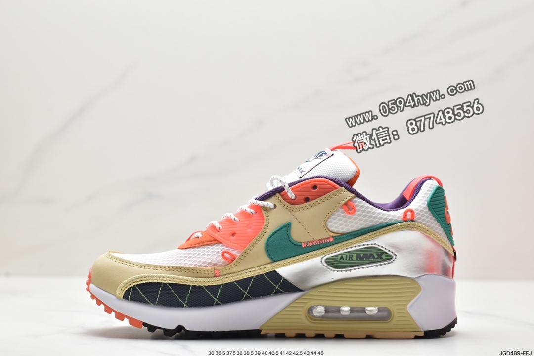 运动鞋, 跑步鞋, Swoosh, Nike Air Max 90“trail", Nike Air Max 90, Nike Air Max, Nike Air, NIKE, FD0821-100, Air Max 90, Air Max - 耐克 Nike Air Max 90“trail" 复古 减震防滑 低帮 休闲跑步鞋 男女同款 彩色拼接 FD0821-100