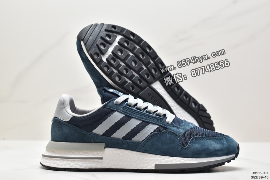 运动鞋, 跑步鞋, 休闲运动鞋, Originals, F36966, Boost, adidas originals ZX 500 RM BOOST, adidas Originals, Adidas - 阿迪达斯 adidas originals ZX 500 RM BOOST 拼接 轻便防滑 低帮 休闲运动鞋 男款 蓝白 F36966