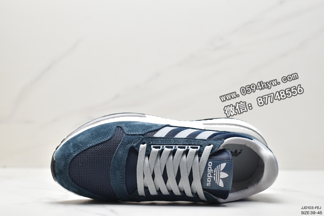 运动鞋, 跑步鞋, 休闲运动鞋, Originals, F36966, Boost, adidas originals ZX 500 RM BOOST, adidas Originals, Adidas - 阿迪达斯 adidas originals ZX 500 RM BOOST 拼接 轻便防滑 低帮 休闲运动鞋 男款 蓝白 F36966