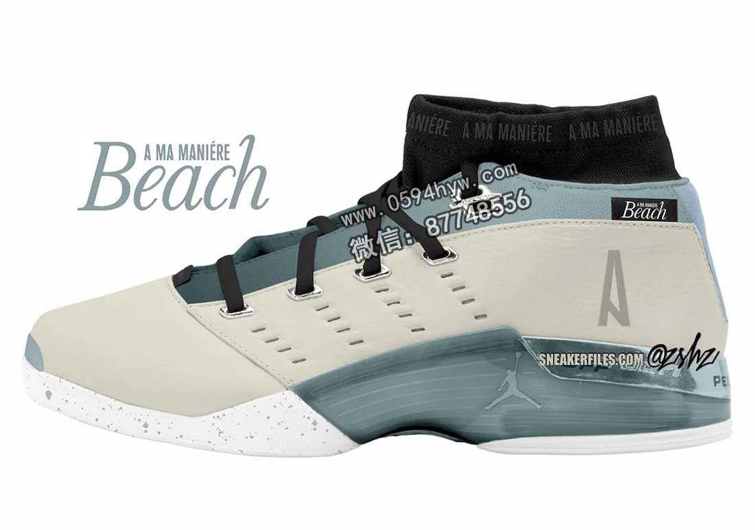 大手笔合作！A MA MANIÉRE 与 Air Jordan 17 Low “Beach” 有望在2024年推出