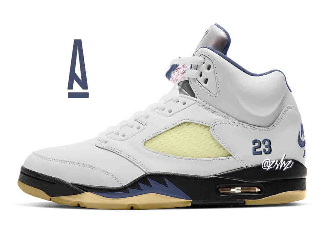 女装A Ma Maniere x Air Jordan 5 “Diffused Blue” 2023年假日发售