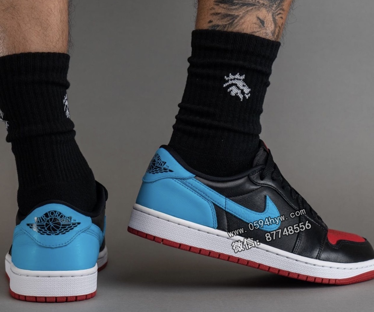 Air-Jordan-1-Low-OG-UNC-to-Chicago-CZ0775-046-On-Feet-1