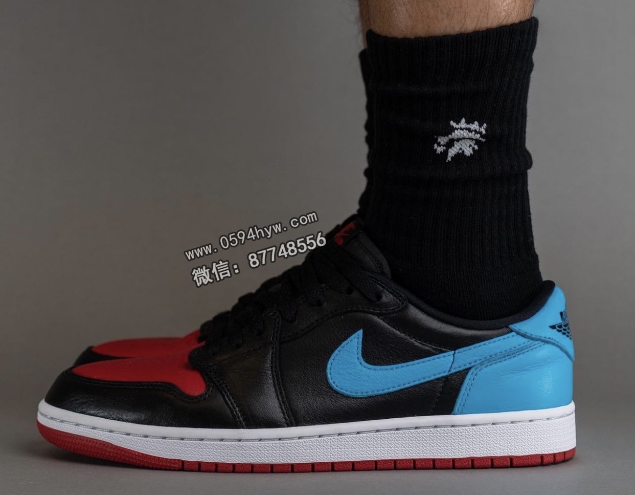 Air-Jordan-1-Low-OG-UNC-to-Chicago-On-Feet-1