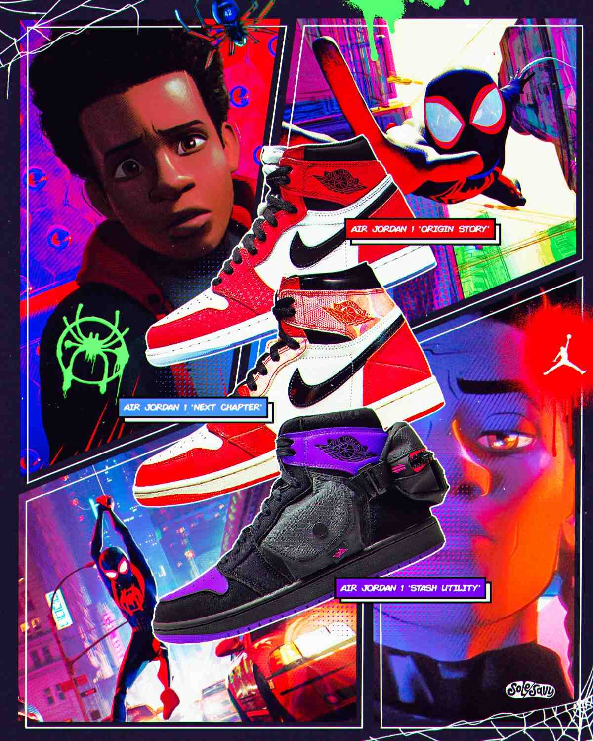 Air Jordan 1 Spider-Verse Colorways