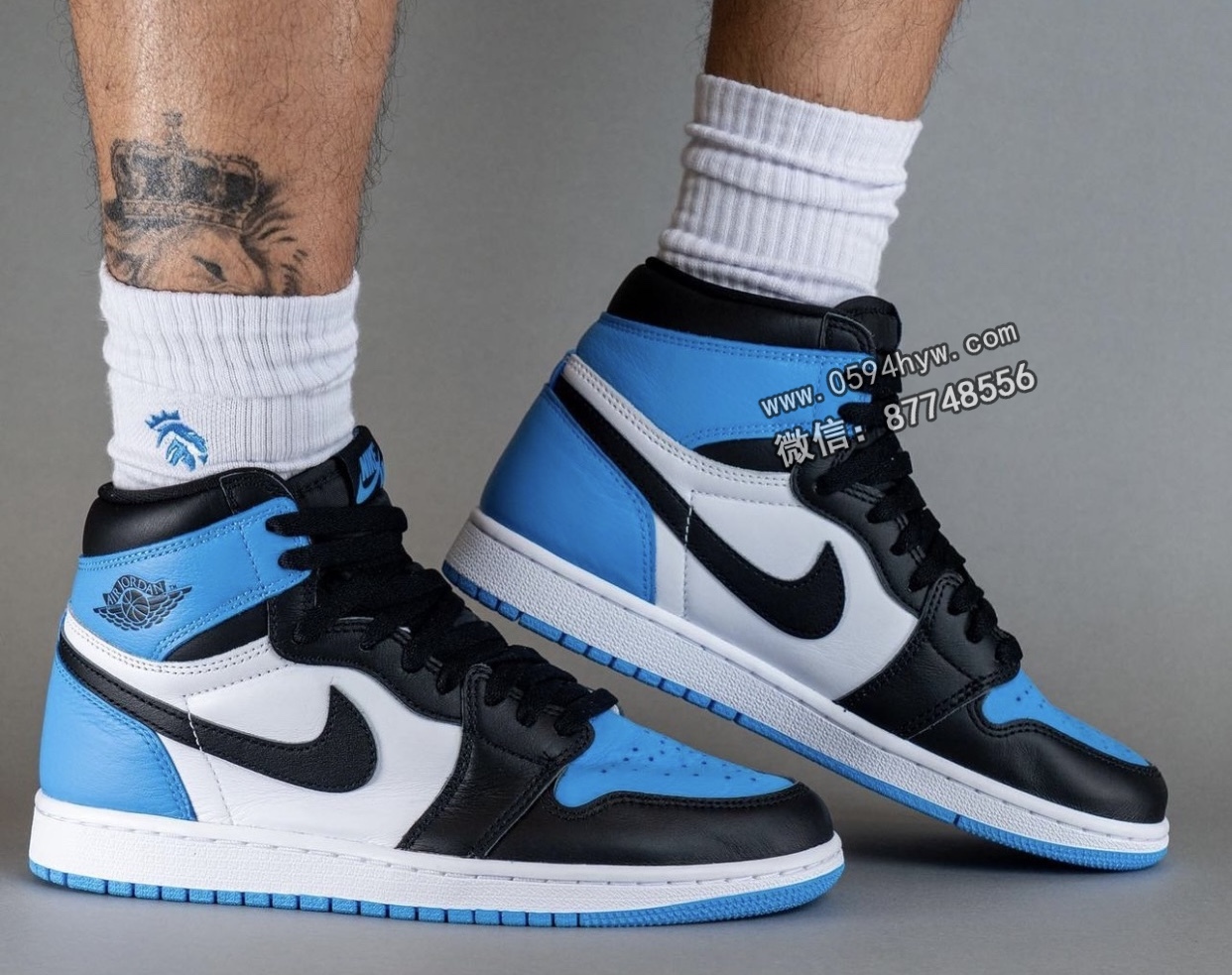 Air-Jordan-1-UNC-Toe-University-Blue-DZ5485-400-On-Feet-5