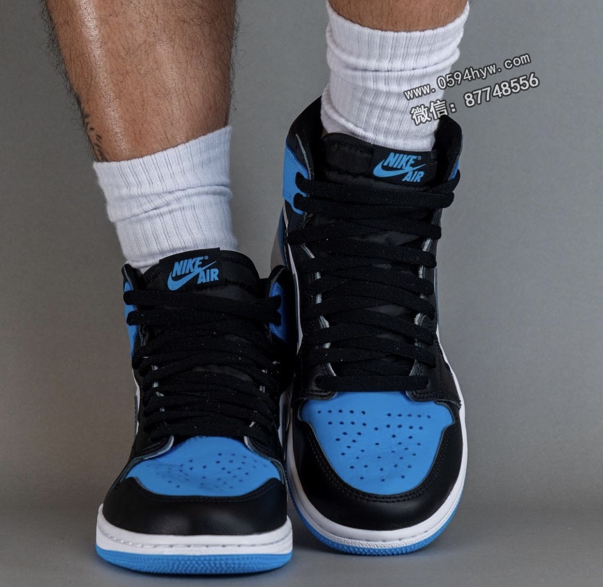 Air-Jordan-1-UNC-Toe-University-Blue-DZ5485-400-On-Feet-7