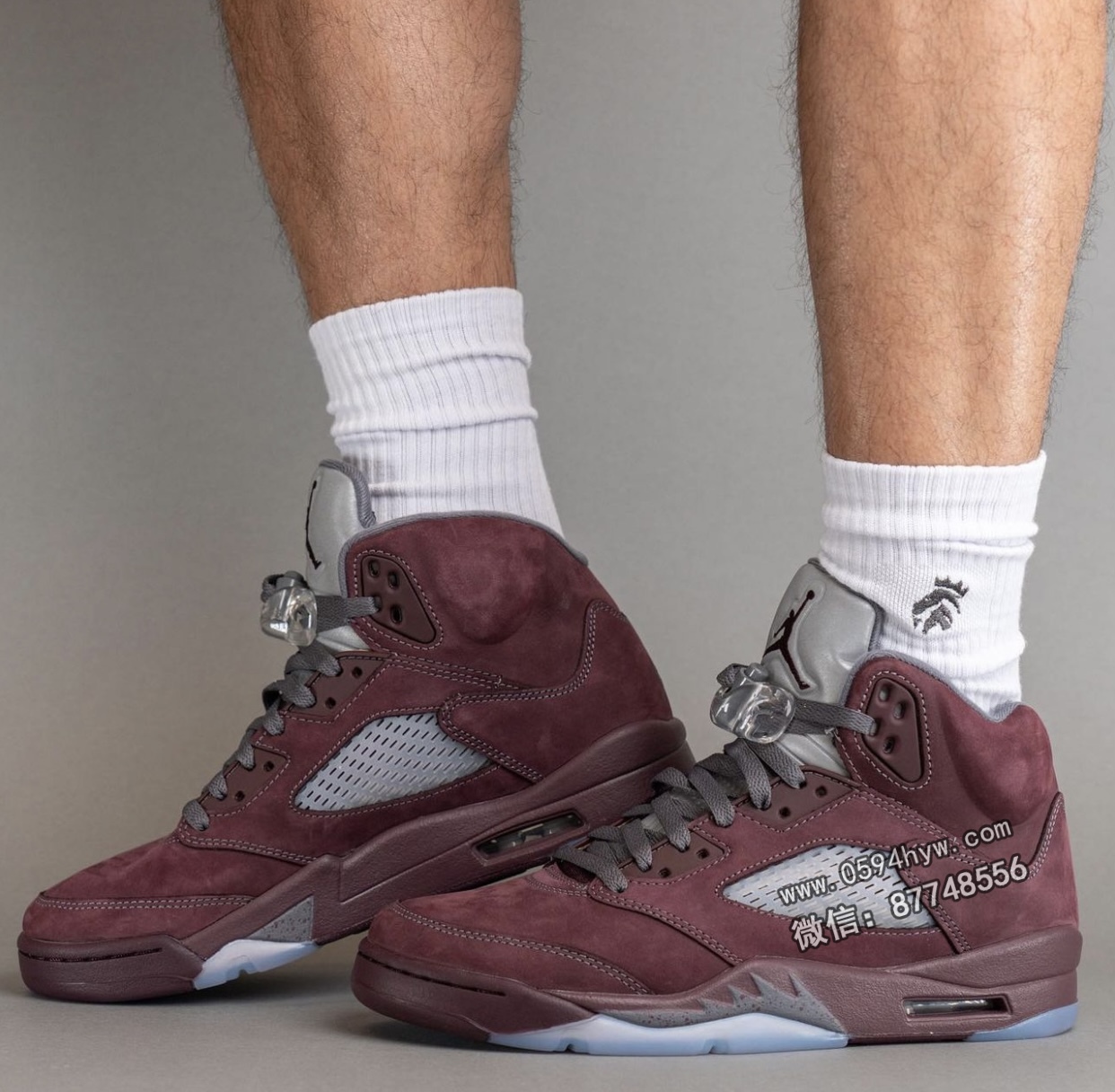 Air-Jordan-5-Burgundy-DZ4131-600-On-Feet-5