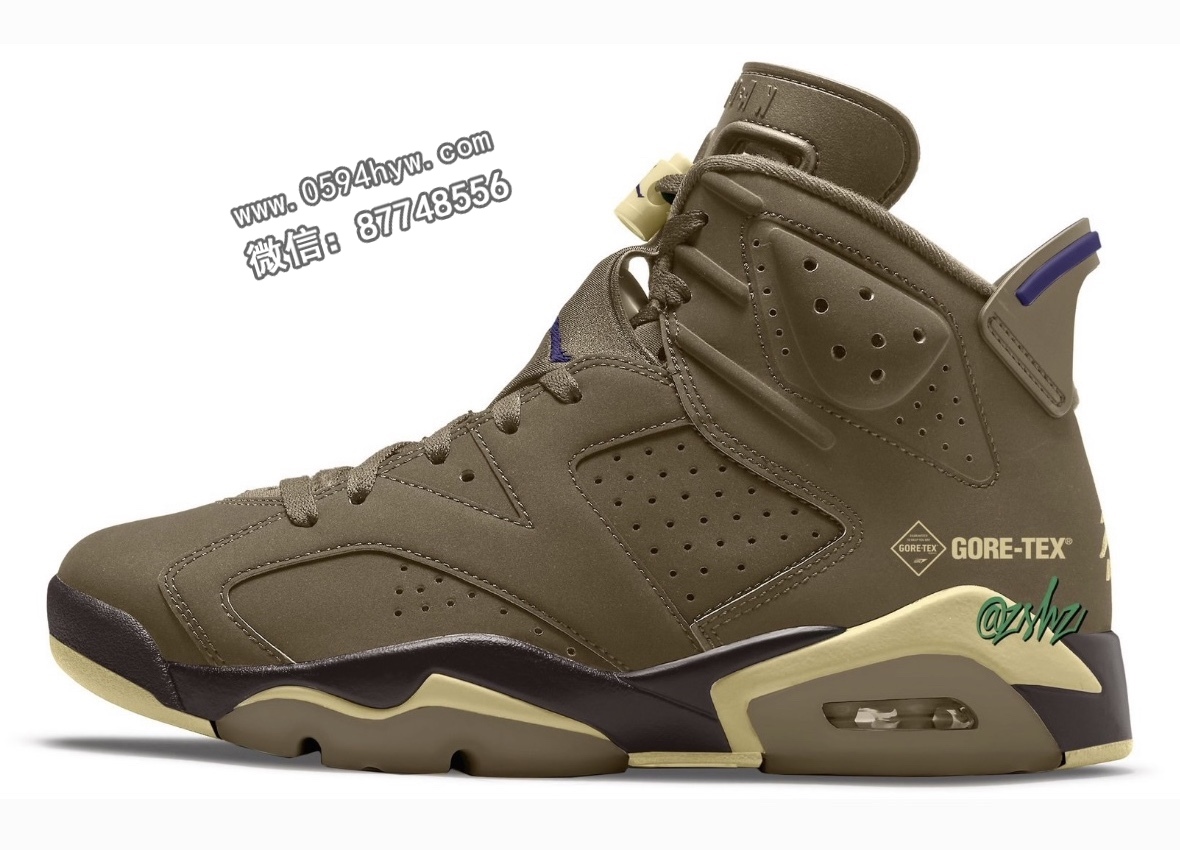 限量发售：AIR JORDAN 6 GORE-TEX “BROWN KELP”将于11月29日上市