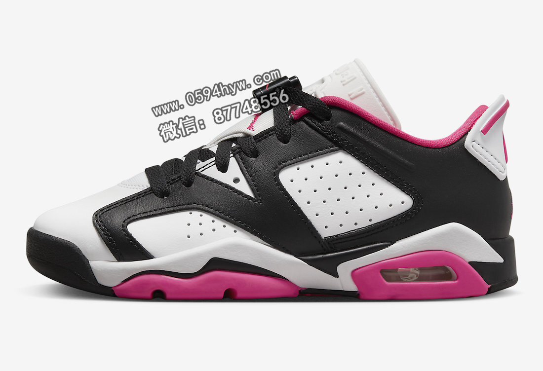 Air Jordan 6低帮 GS“Fierce Pink”正式发布，官方照片首次曝光