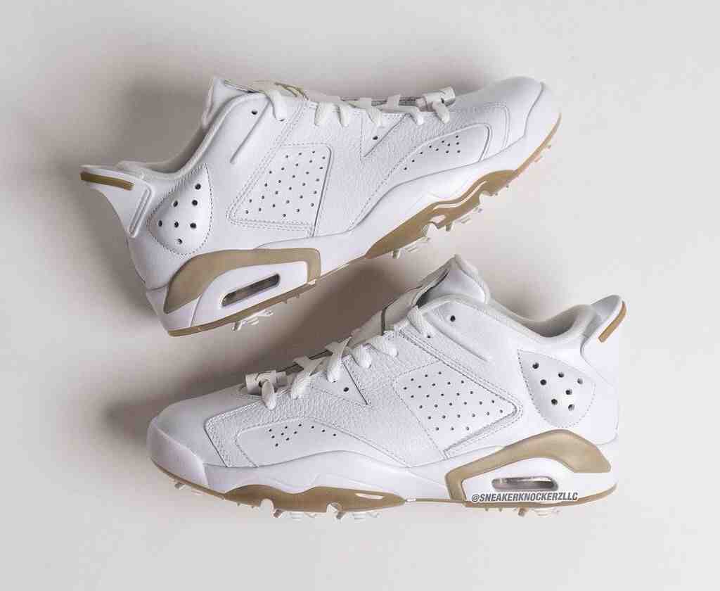 Air Jordan 6 Low Golf White Khaki DV1376-100