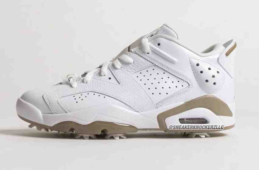 Air Jordan 6 Low Golf “White/Khaki” 将于2023年夏季上市