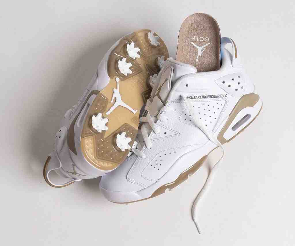 Air Jordan 6 Low Golf White Khaki DV1376-100