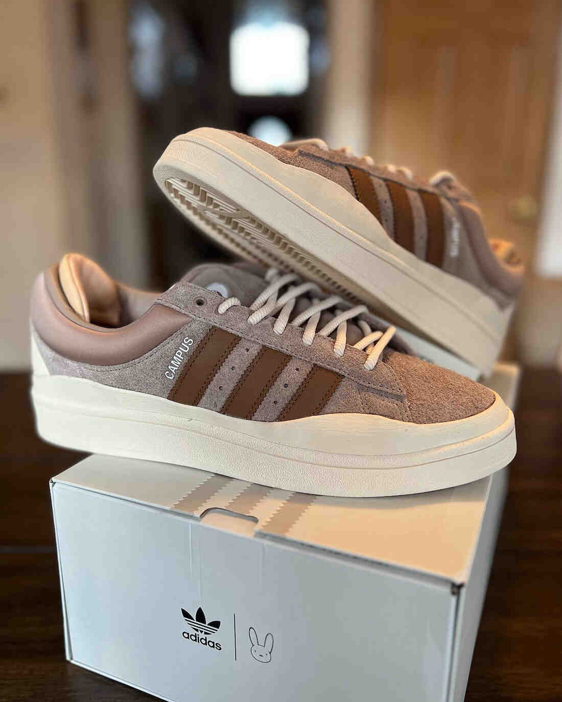 Bad Bunny adidas Campus Brown Sample