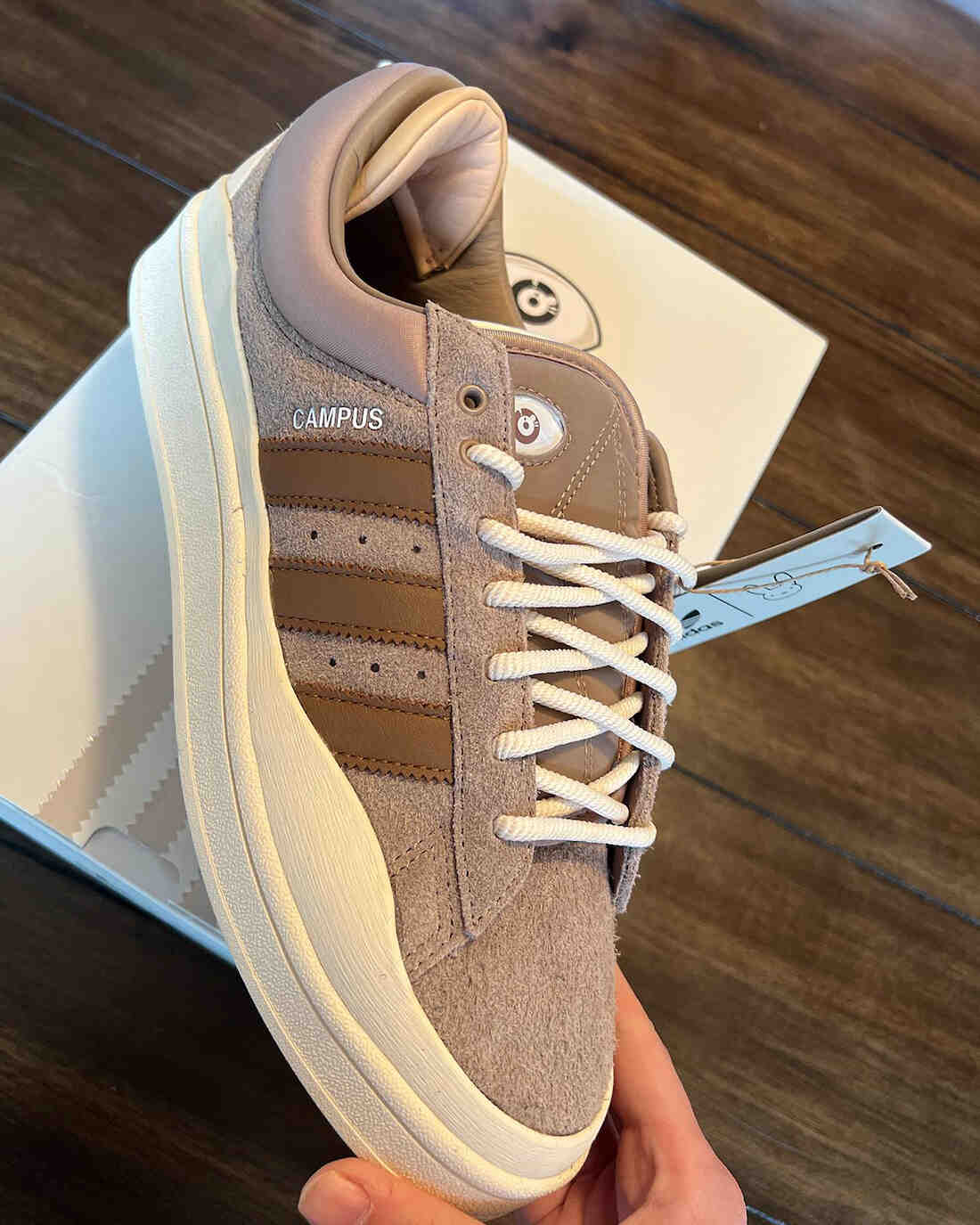 Bad Bunny adidas Campus Brown Sample