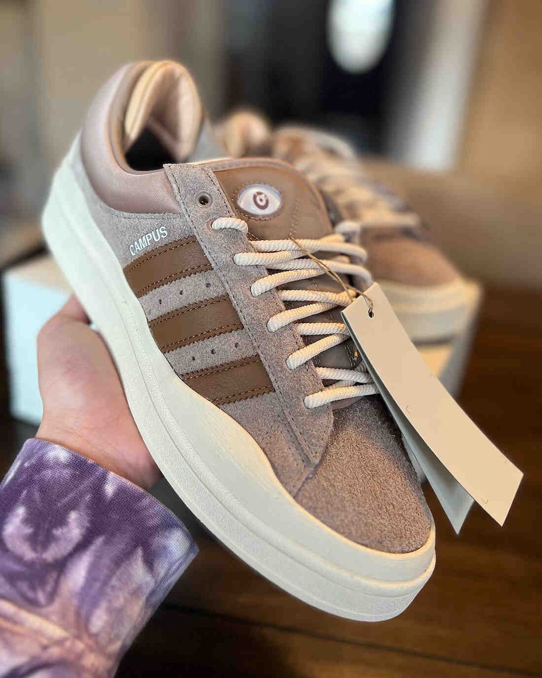 Bad Bunny adidas Campus Brown Sample