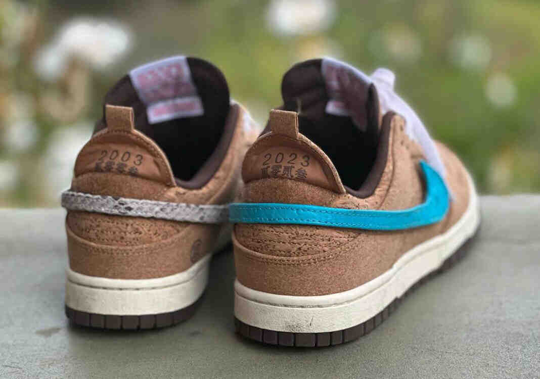 初见：CLOT x Nike Dunk Low “Cork”