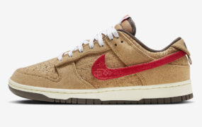 CLOT x Nike Dunk Low “Cork”官方图片正式发布