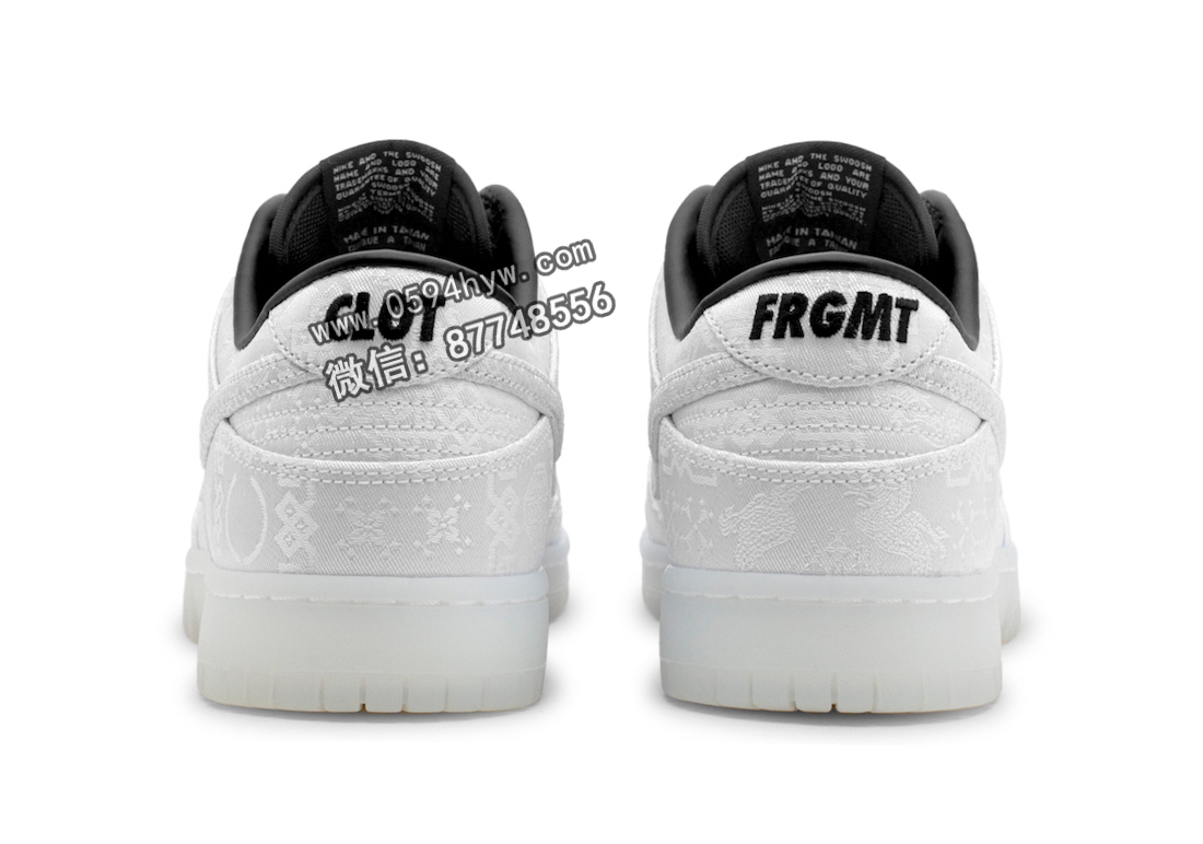 Nike Dunk Low, Nike Dunk, NIKE, FN0315-110, Dunk Low, Dunk, Clot x Fragment x Nike Dunk Low, CLOT