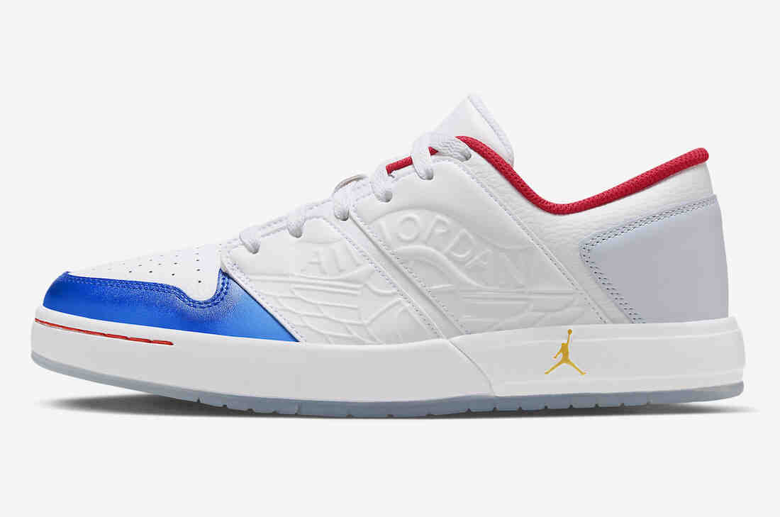 Jordan Nu Retro 1 Low White Red Blue Gold FN8903-111