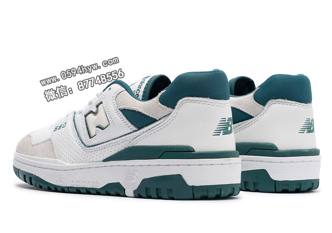 重磅登场！New Balance 550 “白/绿”色款式正式发布