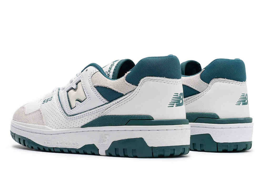 New Balance 550 White Green BB550STA