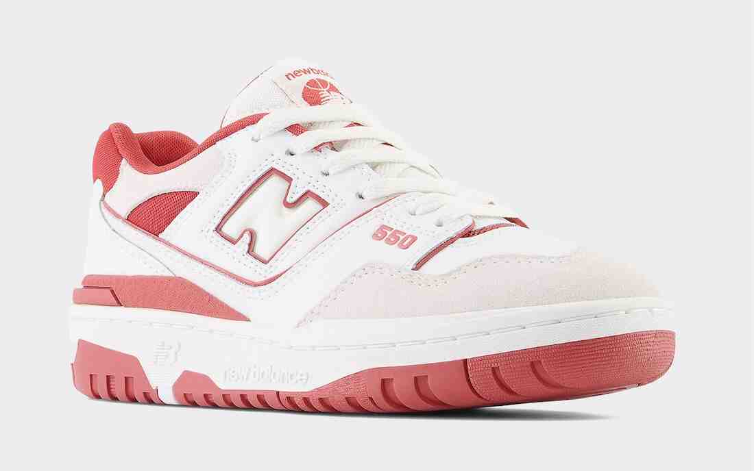 New Balance 550 White Red BB550STB