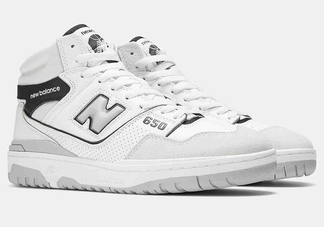 New Balance 650 White Black Angora BB650RWH