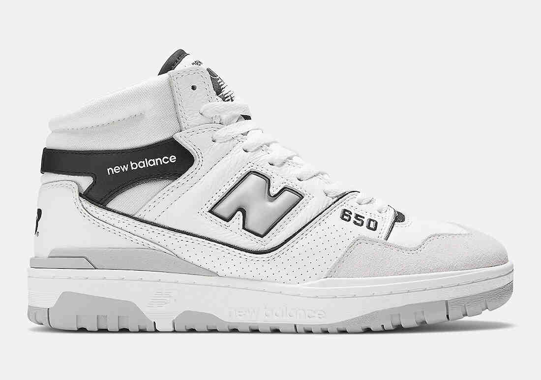 New Balance 650 White Black Angora BB650RWH