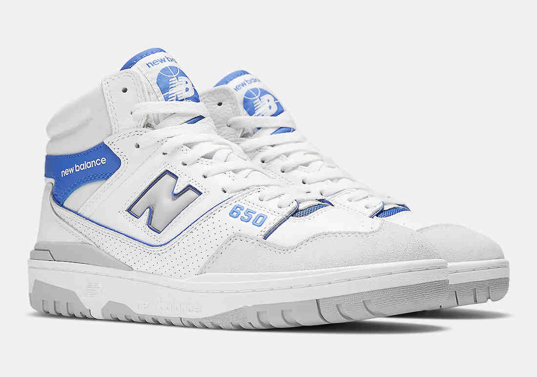 New Balance 650 White Marine Blue Angora BB650RWI