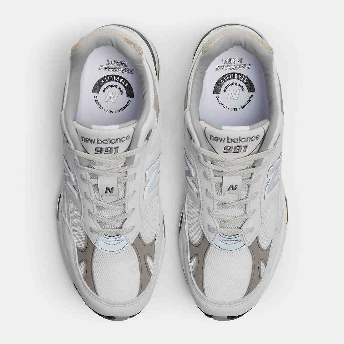 New Balance 991 Made in UK Star White Flint Grey M991FLB