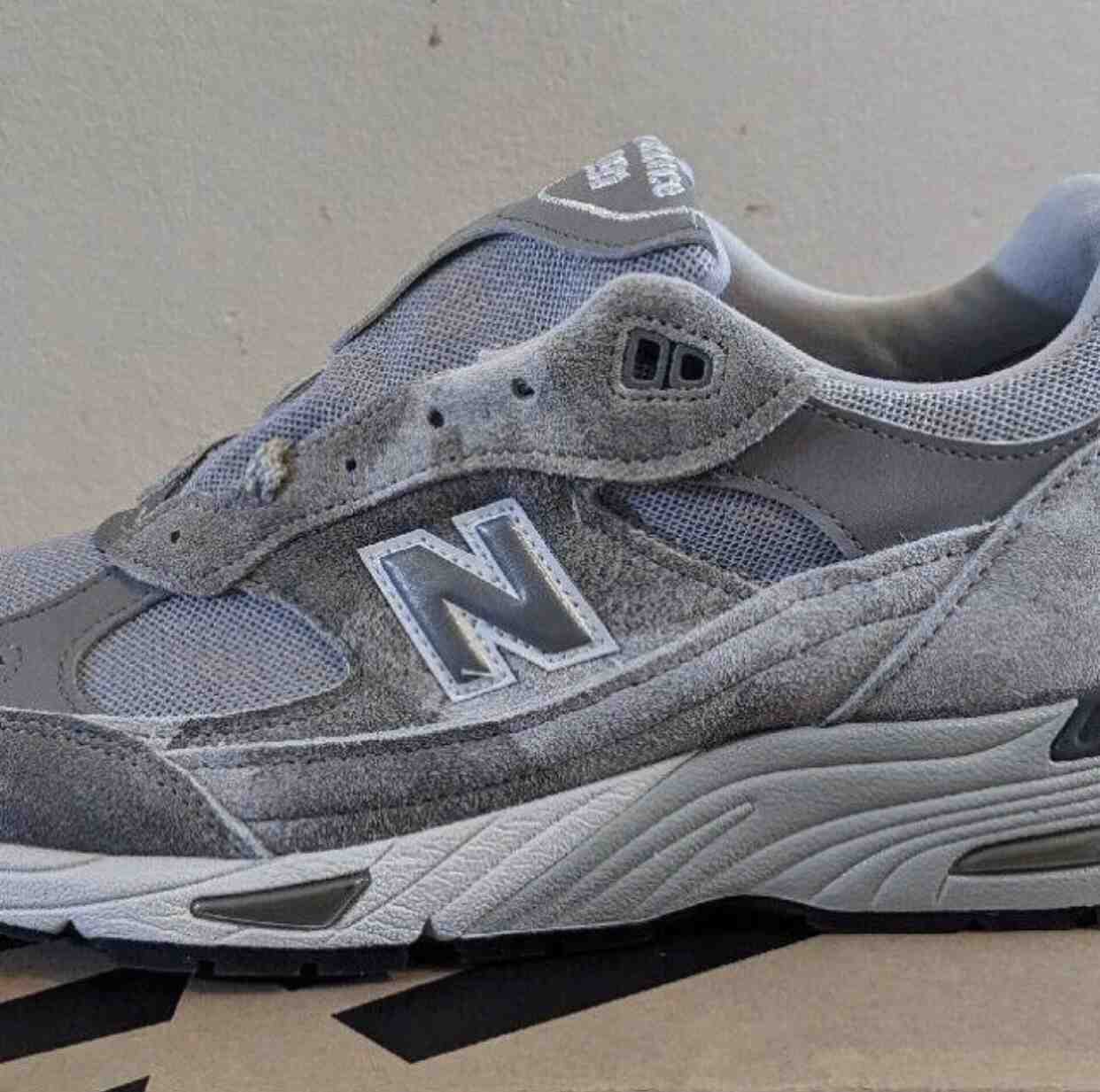 New Balance 991 Made in UK Washed Grey M991PRT