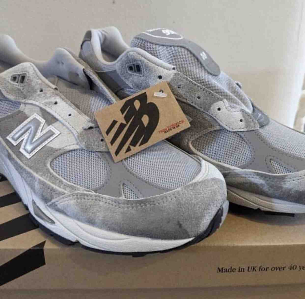 New Balance 991 Made in UK Washed Grey M991PRT