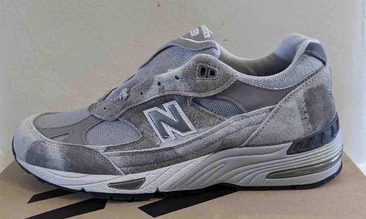 New Balance 991 Made in UK Washed Grey M991PRT