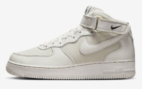 NIKE推出全新帆布鞋款：AIR FORCE 1 MID “浅骨白”