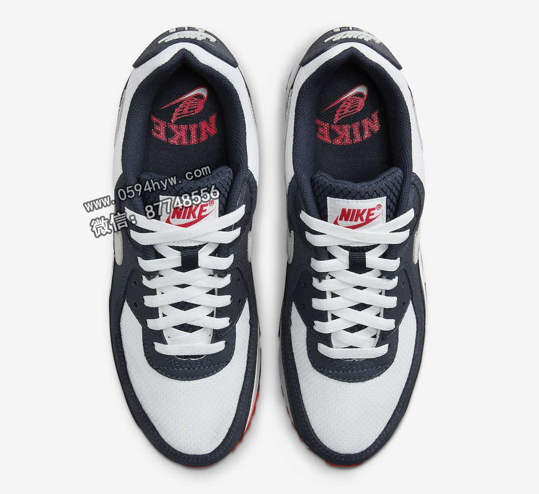 Nike-Air-Max-90-White-Navy-Crimson-DM0029-400-3-1