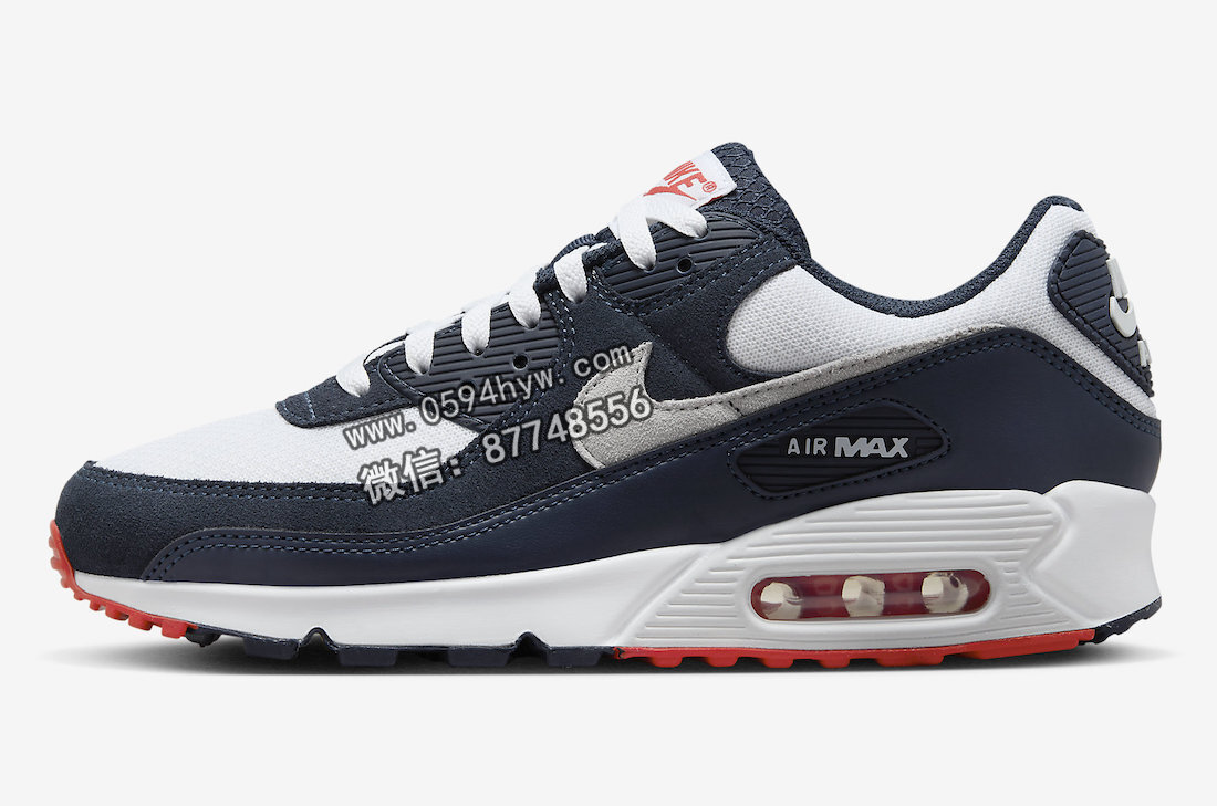 Nike-Air-Max-90-White-Navy-Crimson-DM0029-400-8