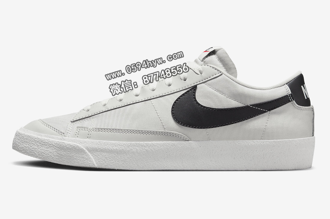 新闻发布！耐克推出全新款式Nike Blazer Low ’77 “Light Bone” 帆布材质打造