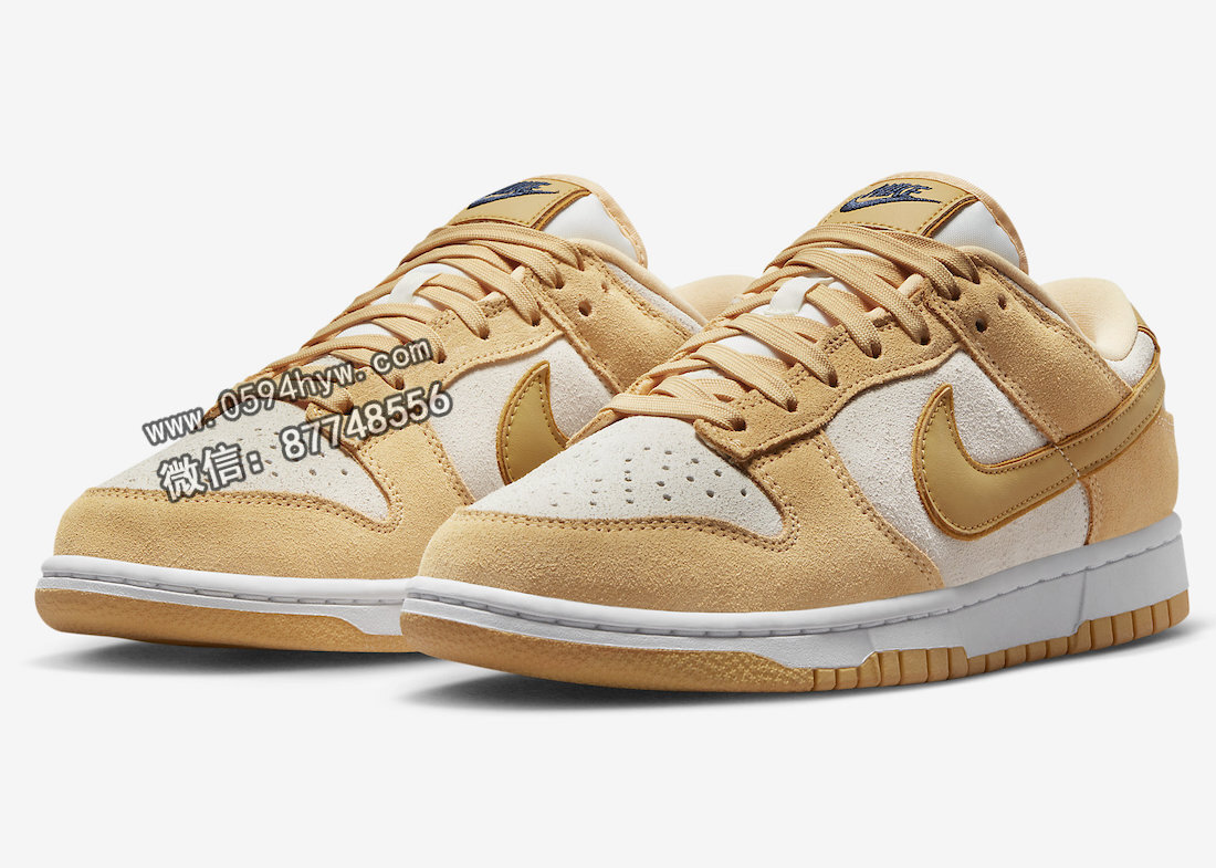 全新女款Nike Dunk Low “金黄绒面”6月22日发售