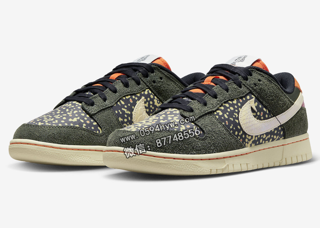 喜报！耐克即将于6月16日发布全新款式Nike Dunk Low “Rainbow Trout”