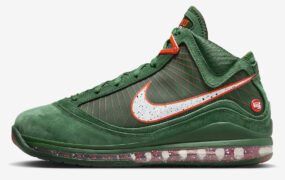 耀眼登场！FAMU X NIKE LEBRON 7 “Gorge Green”正式发布官方照片