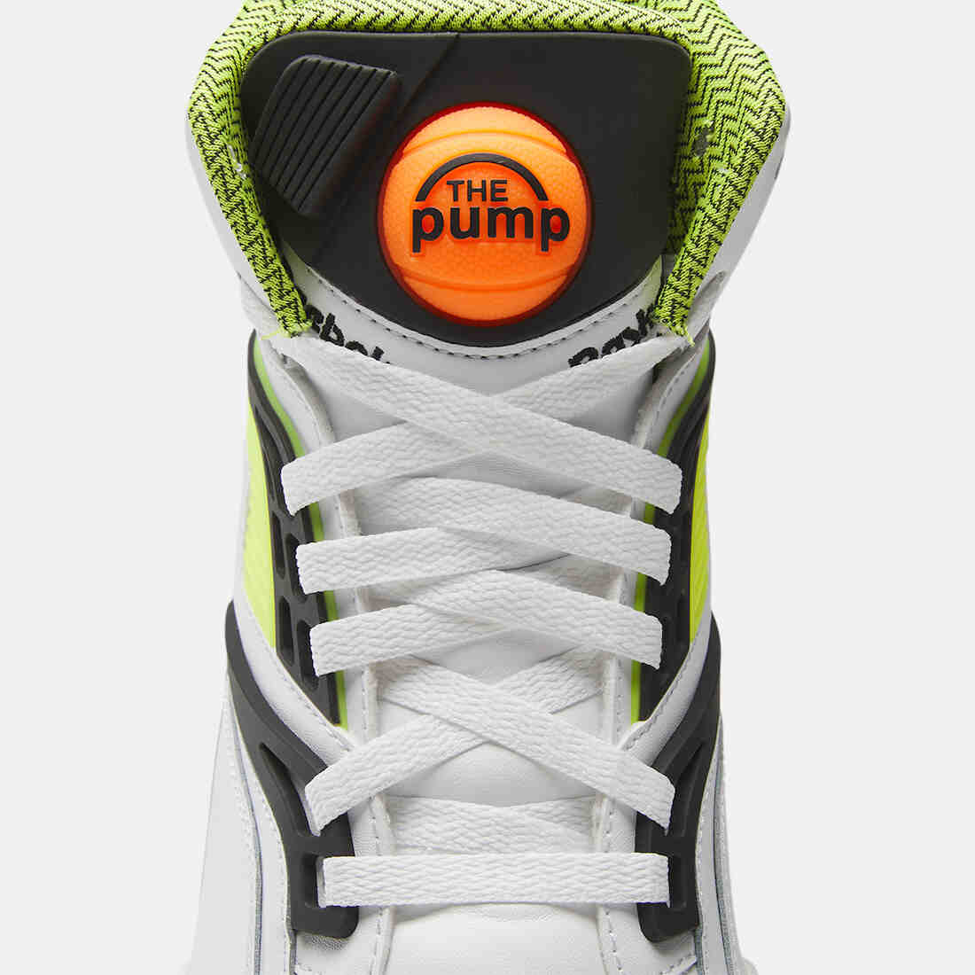 Reebok Pump TZ Solar Yellow Tongue