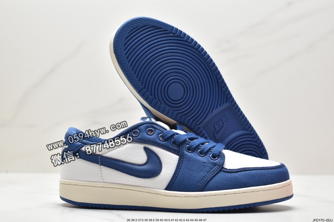 篮球鞋, 乔丹, Jordan Air Jordan 1KO Low“Kentucky”, Jordan, DX4981-103, Aj1, Air Jordan 1 KO Low, Air Jordan 1 KO, Air Jordan 1, Air Jordan - 乔丹 AJ1 Jordan Air Jordan 1KO Low“Kentucky” 耐磨透气 低帮 复古篮球鞋 男款 白蓝 DX4981-103