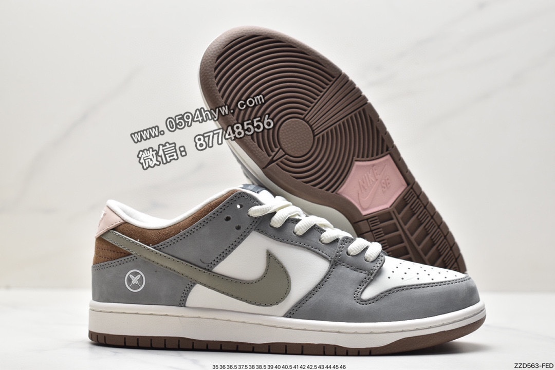 运动鞋, 板鞋, Yuto Horigome x Nike SB Dunk Low, SB Dunk Low, Nike SB Dunk Low, Nike SB Dunk, Nike SB, FQ1180-001, Dunk Low, Dunk - Yuto Horigome x Nike SB Dunk Low 防滑耐磨 舒适透气 低帮 休闲运动板鞋 男款 灰白 FQ1180-001