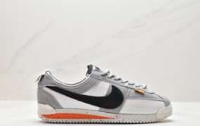 耐克 Union x Nike Cortez 防滑耐磨舒适 低帮 休闲运动跑鞋 灰色 DR1413-020