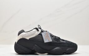 阿迪达斯 adidas originals Yeezy 500 防滑耐磨减震 低帮 休闲老爹鞋 男女同款 黑白 F36640