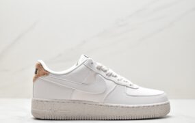 耐克 Nike Air Force 1Low Next Nature“Cork” 防滑减震耐磨 低帮 休闲运动板鞋 白色 可回收材料 DV7184-001