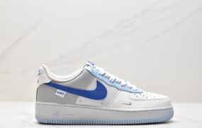 耐克 Nike Air Force 1 Low 防滑耐磨 低帮 百搭休闲运动板鞋 白蓝灰 FB1844-222