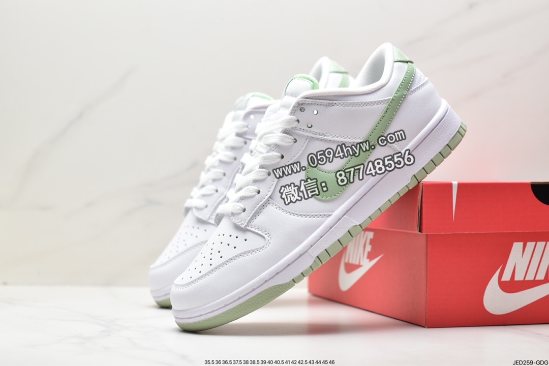 板鞋, Swoosh, Nike Dunk Low“Honeydew”, Nike Dunk Low, Nike Dunk, NIKE, DV0831-105, Dunk Low, Dunk - 耐克 Nike Dunk Low“Honeydew” 防滑耐磨透气 低帮 休闲运动板鞋 男款 白绿 DV0831-105