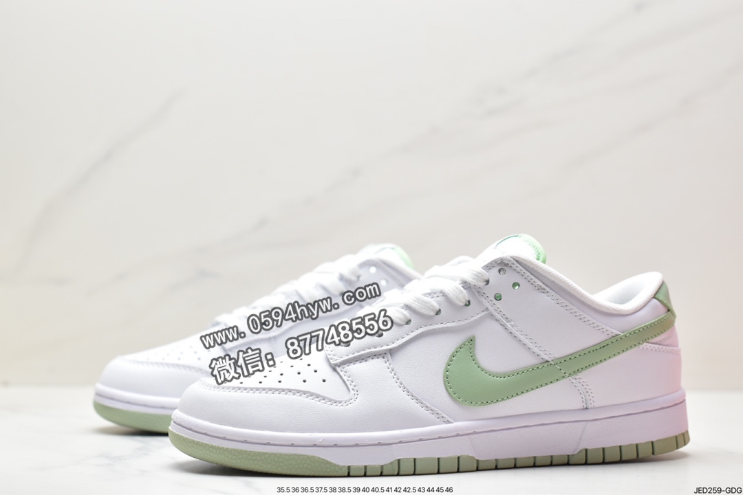 板鞋, Swoosh, Nike Dunk Low“Honeydew”, Nike Dunk Low, Nike Dunk, NIKE, DV0831-105, Dunk Low, Dunk - 耐克 Nike Dunk Low“Honeydew” 防滑耐磨透气 低帮 休闲运动板鞋 男款 白绿 DV0831-105