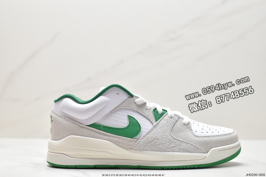 乔丹 Jordan Stadium 90“White Green” 耐磨透气 低帮 运动休闲鞋 男款 白绿 DX4397-103